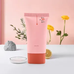 Presse plastique PE pour crème à main, 50 pièces, Tube cosmétique, plastique, vide, rose, Lotion corporelle, doux, emballage cosmétique, bb crème, 15 ml