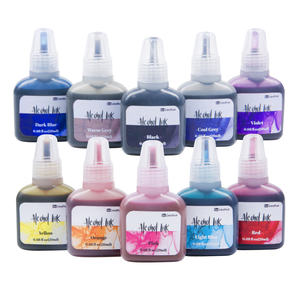 مجموعة أحبار مخصصة لصبغ الكحول 20 شاميليون بريق من الألوان لطلاء الإيبوكسي والراتنج والكحول - Product Image 2