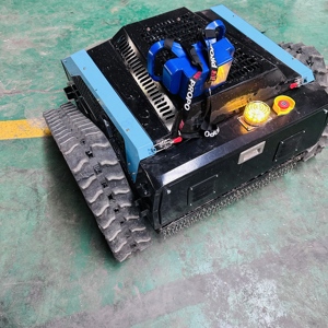 Livraison Gratuite Robot Tondeuse à Gazon Intelligent Télécommandé Mini Tracteur Zéro Turn Lame de Chasse-neige à Essence Y14-750 Capacité de Montée Inégalée - Product Image 4