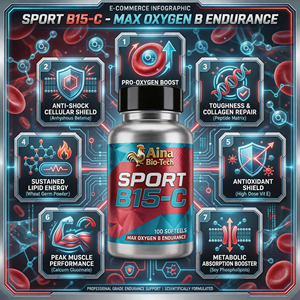 Aina Sport Vitamina B15 Gluconato <span class=keywords><strong>de</strong></span> Calcio para Construcción Sanguínea, Suministro <span class=keywords><strong>de</strong></span> Oxígeno, Resistencia, Fuerza, Potencia, Absorción Rápida, Gallo - Product Image 2