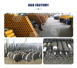 Vành đai băng tải tàu sân bay Con lăn băng tải làm biếng Con lăn băng tải belting con lăn cao su - Product Image 5