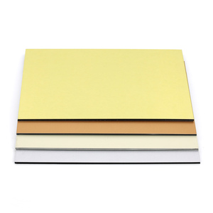 Golden Sunshine Wood Siding Exterior 4x10 Aluminum <strong>Cladding</strong> Sandwich Wall Panels - Product Image 5
