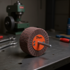 Disque à lamelles Ttake 80x50x6 mm en tissu mélangé TNT avec tige de 6 mm pour polissage - Product Image 3