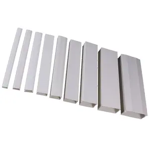 Fast Delivery Time All Size White Electrical Cable Tray Arc Shaped Wiring Duct PVC Cable Trunking