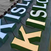 Lettres en relief 3D personnalisées avec éclairage frontal, enseigne de magasin LED pour enseignes extérieures, publicité, signalétique lumineuse