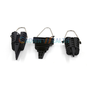 Overhead POWER FTTH Fibra óptica Plástico Cable de aluminio Tensión Dead End <span class=keywords><strong>Wedge</strong></span> PA Abrazadera de anclaje - Product Image 4