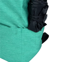 Sac à dos extérieur grande capacité extensible, résistant à l'eau, léger, respirant, en polyester, avec bretelles courbées, frais et élégant