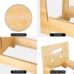 Wooden Foldable Vinyl <b>Record</b> Display <b>Rack</b> Minimalist Design Tabletop Cd Storage Holder Ly 1010 - Product Image 5