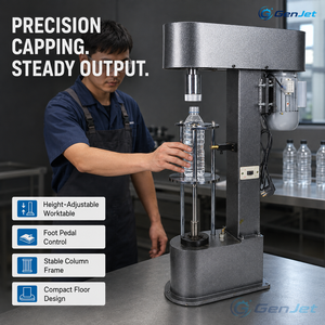 Máquina Automática Antirrobo <span class=keywords><strong>para</strong></span> Tapas <span class=keywords><strong>de</strong></span> Botellas, Selladora <span class=keywords><strong>de</strong></span> Latas <span class=keywords><strong>de</strong></span> Bebidas y <span class=keywords><strong>Agua</strong></span> Mineral con Tapones <span class=keywords><strong>de</strong></span> Rosca <span class=keywords><strong>de</strong></span> Plástico, Equipo <span class=keywords><strong>de</strong></span> Sellado con Certificación CE - Product Image 1