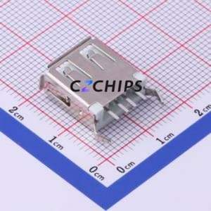 USB-255-BRYH137 USB Connector Through hole Component (THT) Connector Type-A USB 2.0 Female Through Hole - Product Image 2