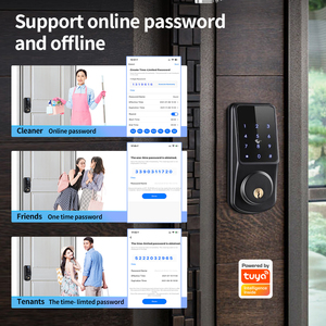 Serratura Intelligente Tuya Nera/Argento con Controllo Remoto, Sicurezza Domestica, <span class=keywords><strong>Password</strong></span>, WiFi Automatico, Controllo da Smartphone, Livello C per Porte in Legno/Acciaio - Product Image 6