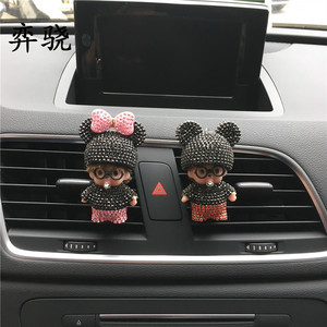 Sang trọng <span class=keywords><strong>Mickey</strong></span> hình dạng xe làm mát không khí & hương liệu tinh thể vật liệu với Vent Clip trang trí Vent Clip cho xe - Product Image 3