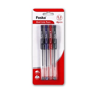 Foska plastica ufficio nero blu rosso verde <span class=keywords><strong>Gel</strong></span> penna Set 0.5mm studenti <span class=keywords><strong>Gel</strong></span> inchiostro <span class=keywords><strong>penne</strong></span> per la scuola - Product Image 6