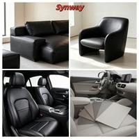 Cuir synthétique TPU Napa Texture 1,2 mm, tricoté, imperméable, résistant à la moisissure et au sel, pour sièges de voiture, canapés, chaises et meubles