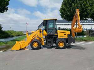 55kw GZ15-26 Bagger lader Diesel 4x4 Radlader mit Yunnei Motor Hoch effiziente Motor pumpe & Getriebe - Product Image 3