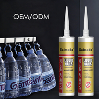 Adhésif polyuréthane haute résistance No More Nails Seimeda pour la fixation de plinthes, miroirs et garnitures en PVC