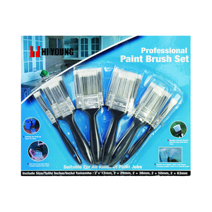 Set di pennelli sintetici personalizzati con manico in plastica - Product Image 4