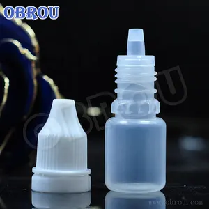 HDPE Plastik flasche 5ml 10ml 15ml 20ml 30ml 50ml Pe Dropper Squeeze Quetsch flaschen für Öl CRC oder Tamper Cap