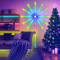 Bande lumineuse LED RGB pour feux d'artifice, éclairage intelligent pour la maison, synchronisation musicale, télécommande, contrôle par application, 5V USB, éclairage décoratif d'intérieur