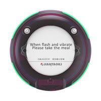 Système d'appel sans fil Jiantao 500mAh vibrant et étanche 433MHz 1000m, mini-bipeur pour restaurants et hôpitaux/maisons de retraite