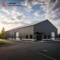 Salón de Exposiciones de Estructura de Acero Prefabricada Personalizada, Estructura de Acero Ligero de Alta Durabilidad, Edificio Comercial para Salas de Exposiciones