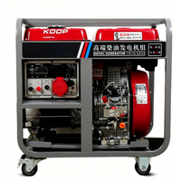 Generator Diesel 3kW 5kW 10kW Ditenagai oleh KOOP CE AVR Perlindungan Ganda Generator Diesel Portabel Tugas Berat Polandia