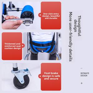 निचले अंग प्रशिक्षण के साथ 2200 श्रृंखला वयस्क वॉकर पैदल सहायता के लिए पुनर्वास उपकरण - Product Image 2