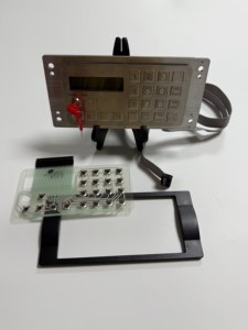 Teclado de cúpula de Metal de 21 teclas de repuesto con interruptor de membrana transparente para sistema de pago de dispensador de combustible de bomba de Gas - Product Image 3