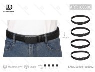 Cintura da Uomo in Vera Pelle con Fibbia Automatica 3,5cm 125cm Stile Casual - Product Image 1