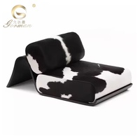 GORMAN FURNITURE Italie, meubles de salon design, canapés, fauteuil de détente en cuir, canapé au sol en cuir véritable avec ottoman