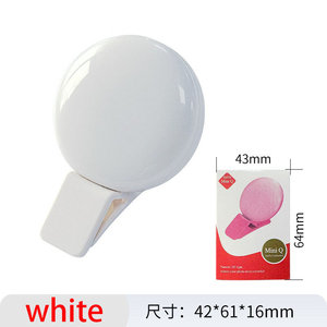 Mini Aro de Luz <span class=keywords><strong>LED</strong></span> Recargable USB Portátil y Económico para Selfies, con Clip para iPhone, <span class=keywords><strong>Samsung</strong></span> y Cámaras de Teléfono, Personalizable con Logotipo - Product Image 5