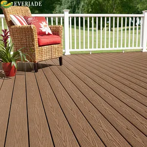 Panneau de carrelage en bois massif Eden Pro, sans rainure, modulaire, blouse coupe-vent, utilisé en thaïlande, terrasse Wpc, nouveau modèle