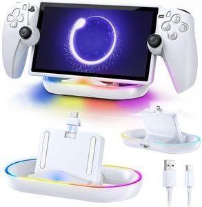 แท่นชาร์จพร้อมไฟ RGB สำหรับ PS5 Portal Handheld - Product Image 1