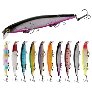 11mm 12g flottant méné manivelle appât dur d'eau douce leurre artificiel <span class=keywords><strong>pour</strong></span> poisson-chat pêche ABS matériel <span class=keywords><strong>pour</strong></span> rivières lacs - Product Image 1