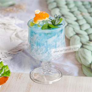 Faux Blue Milkshake Replica para fotografía comercial Studio Props Social <span class=keywords><strong>Media</strong></span> Marketing - Product Image 1