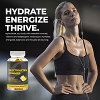 Gommes électrolytiques Amaz avec 6 électrolytes essentiels, vitamines et magnésium pour l'endurance sportive et l'hydratation
