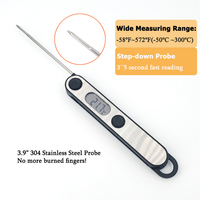 Thermomètre numérique pour la viande, thermomètre à lecture instantanée pour grillades, fumoir, barbecue, friture à l'huile, cuisson, cuisine