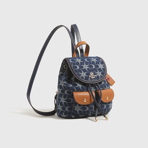 <span class=keywords><strong>Zaini</strong></span> Essenziali per Studentesse, Zaino in Denim da Donna per Esterni, Borsa a Tracolla da Viaggio Cool, Zaino di Lusso Elegante e di Design - Product Image 4