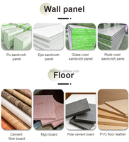 Maison Conteneur Préfabriquée de Luxe Intégration Maison Intelligente Imperméable Respirante Panneau Sandwich en Acier pour Centre Commercial, École, Salon