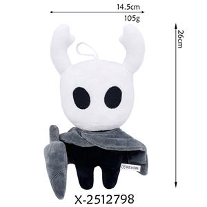 Hot-Selling Hollow Knight Song Jouets en peluche PP Coton Rempli Techniques lavées Belles poupées en peluche - Product Image 4