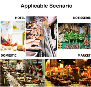 เครื่องตัดเนื้อสำหรับบาร์บีคิว - เหมาะสำหรับการสับ หั่นเต๋า และทำลูกเต๋าเนื้อ - Product Image 6