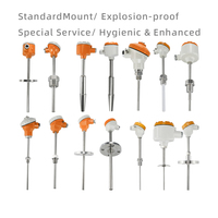 SY RL Radar Horn Antenna SS304 Probe Thermocouple 0-1300c Temperature Sensor Thermocouple Type R B S N K E J Pt100 Pt1000