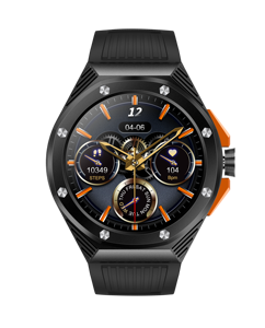 รองรับ Android 5.1 หรือ IOS 8.2 ด้านบน REDLEX <span class=keywords><strong>DW08</strong></span> ผู้ชายกีฬานาฬิกา 1.46 นิ้ว IPS หน้าจอสัมผัสแม่เหล็กชาร์จสมาร์ทนาฬิกา - Product Image 2