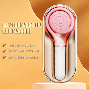 Pulsão de pirulito máquina de sucção de canhões quente portátil masturbação massageador haste de vibração produtos sexuais adultos - Product Image 6