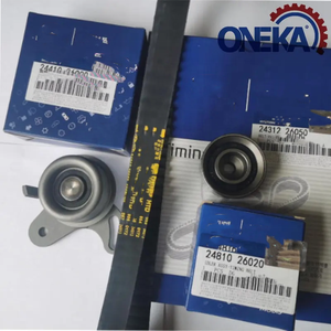 ONEKA Tensor de <span class=keywords><strong>correa</strong></span> en V Polea 2481026010 24312 26001 K015479XS VKMA 95632 <span class=keywords><strong>Kit</strong></span> de <span class=keywords><strong>correa</strong></span> de distribución para <span class=keywords><strong>HYUNDAI</strong></span> <span class=keywords><strong>Accent</strong></span> - Product Image 6