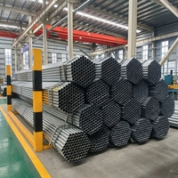 Tuyau en acier galvanisé, rond, trempé à chaud, 1 pouce, 2 pouces, 3 pouces, 4 pouces, 6 pouces, tuyau structurel ERW pour projets de construction