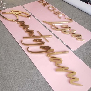 Commercial Signage Project Gold <strong>Led</strong> Backlit <strong>Led</strong> <strong>Sign</strong> 3d Acrylic <strong>Sign</strong> Letter Backlit logo <strong>Sign</strong> for Company Shopfront Decoration - Product Image 4