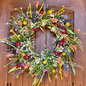 <span class=keywords><strong>Couronne</strong></span> en plastique décorative extérieure <span class=keywords><strong>de</strong></span> haute qualité 35/40/45/50cm utilisée <span class=keywords><strong>pour</strong></span> Noë<span class=keywords><strong>l</strong></span> et d'autres activités - Product Image 2