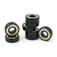 Roulements à billes à gorge profonde en acier chromé bon marché pour skateboard 608ZZ/608RS/608 ABEC-7 double rangée lubrifiés à la graisse 8 pièces/ensemble en caoutchouc