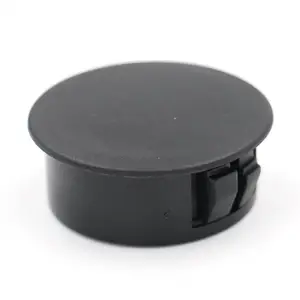 Nylon Round Snap in Mounting Rigid Black Locking Hole Plugs For Panel Hole